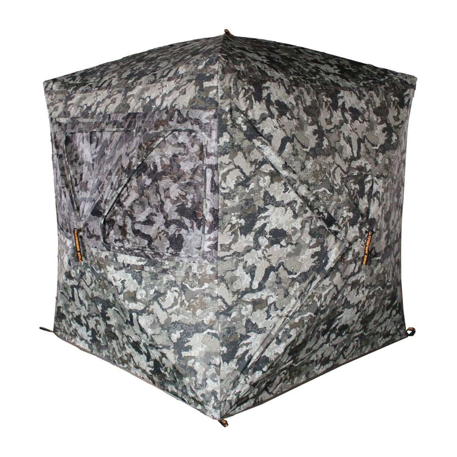 Muddy Infinity 3 Man Ground Blind with Shadow Mesh and 360 Degree View, Camo - VMInnovations