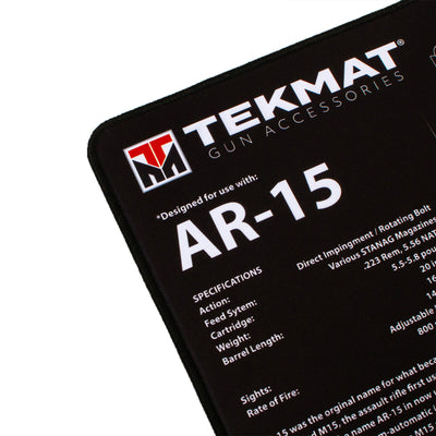 TekMat Ultra Premium AR-15 Gun Cleaning Mat Accessory with Print (Open Box)