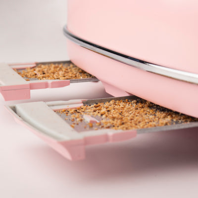 Haden Heritage 4 Slice Wide Slot Stainless Steel Toaster, English Rose - VMInnovations