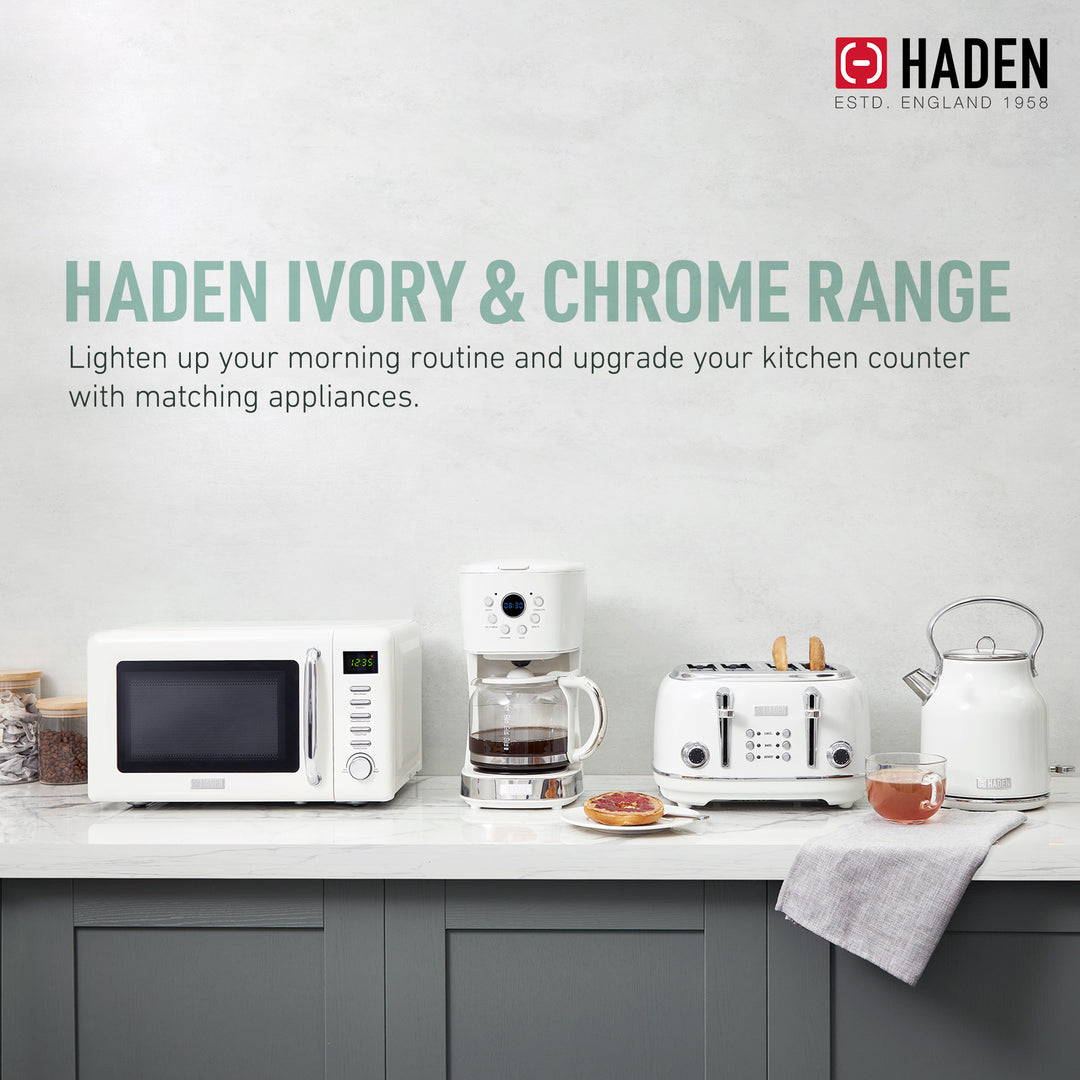 Haden Heritage Vintage 0.7 Cubic Foot 700 WT Countertop Microwave Oven (Used)