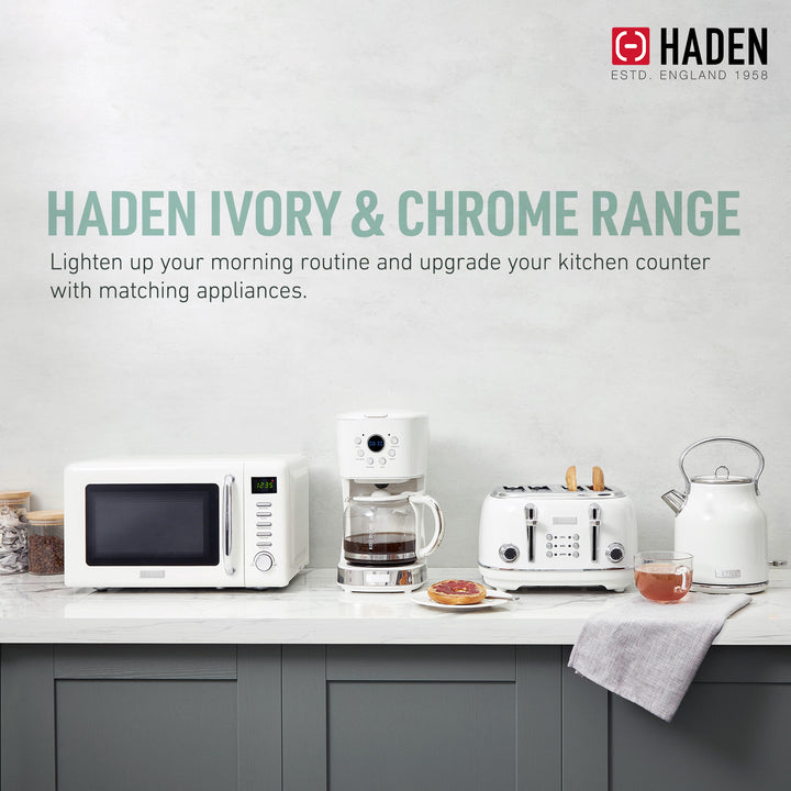 Haden Heritage Vintage 0.7 Cubic Foot 700 WT Countertop Microwave Oven (Used)