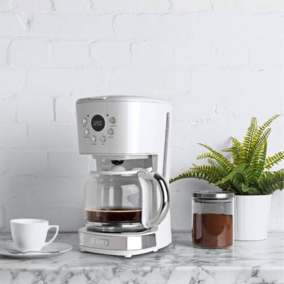 Haden 75061 12 Cup Coffee Maker with Brew Strength Control , Ivory (Used)