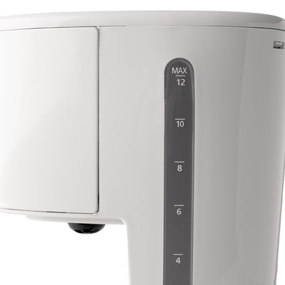 Haden 12 Cup Programmable Coffee Maker & Brew Strength Control , Ivory(Open Box) - VMInnovations