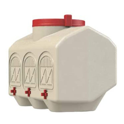 OverEZ Chicken Coop Automatic Poultry Water Dispenser 3 Easy Access Taps (Used)