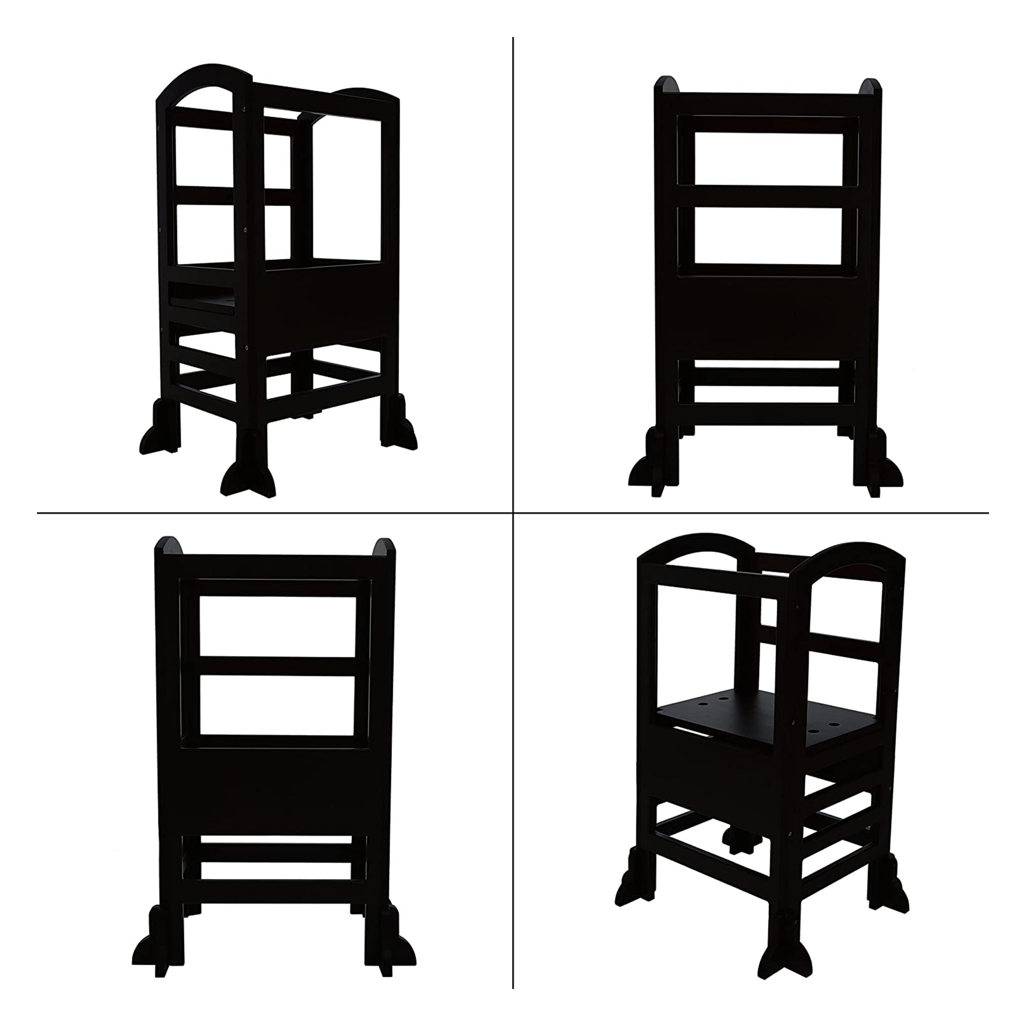 LT02B Kids Kitchen Adjustable Height Learning Step Stool Tower (Open Box) - VMInnovations