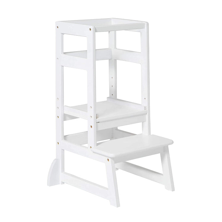 SDADI LT05W Mother's Helper Adjustable Height Kids Step Stool, White (Used)