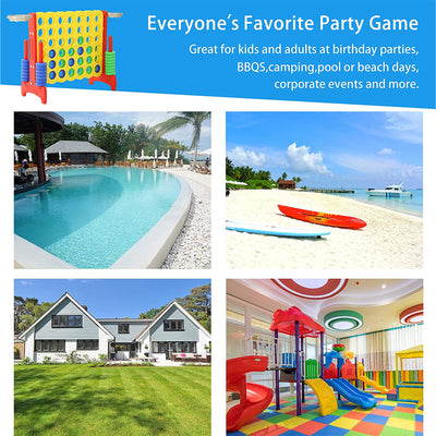 SDADI Giant 33 Inch 4-In-A-Row Game and Basketball Game for Kids (Used) - VMInnovations