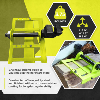 Timber Tuff Steel Lumber Cutting Guide Sawmill Tool for Chainsaw (Open Box) - VMInnovations