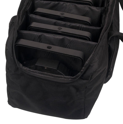 ADJ Padded Gig AccuCase for Slim LED Mega Par Profile Light, F8 Par Bag (4 Pack)