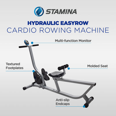 Stamina Products 35-1315 Active Aging EasyRow Home Gym Cardio Rowing Machine - VMInnovations