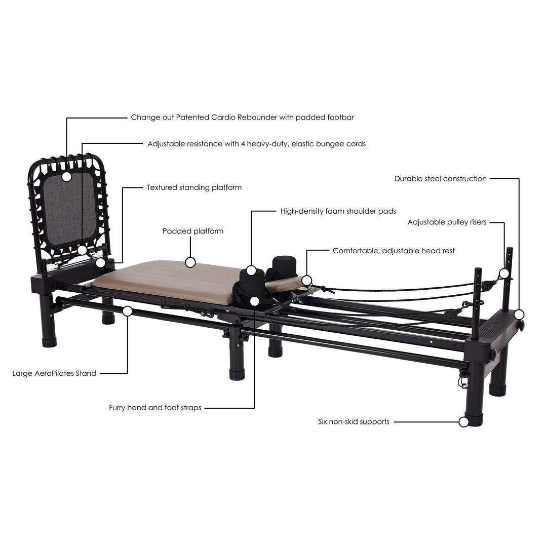 Stamina AeroPilates Reformer Whole Body Resistance Workout System (For Parts) - VMInnovations