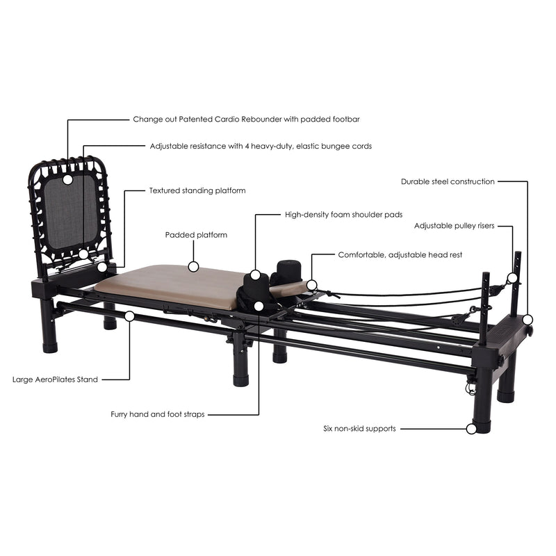 Stamina Products AeroPilates Reformer 651 Whole Body Resistance Workout System