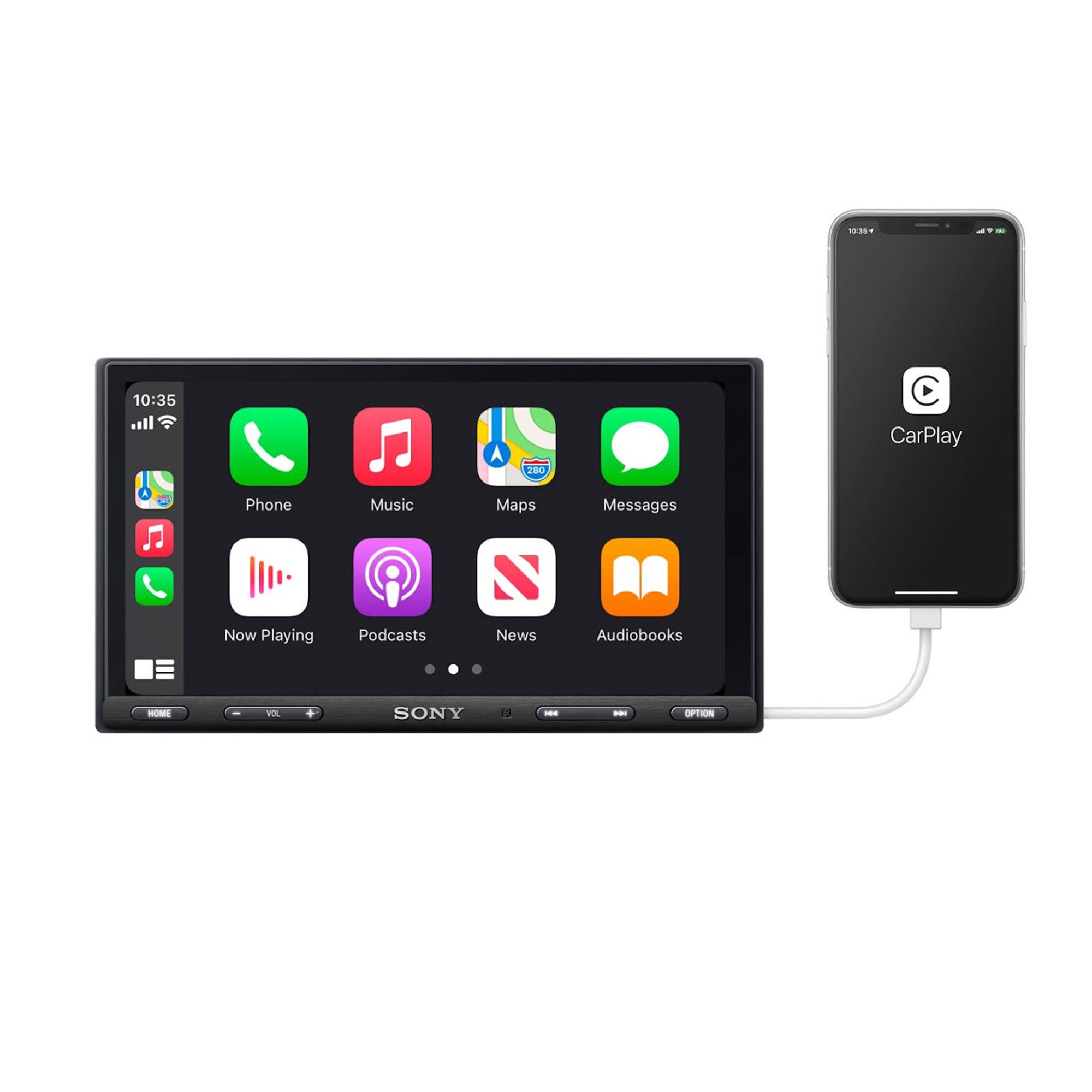 Sony XAVAX5600 6.95 Inch Double DIN Media Reciever with Weblink Cast for Cars