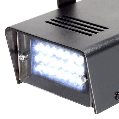 Chauvet LED Mini Strobe Manual Adjust LEDs DJ Club Light Effects (Pair) | CH-730