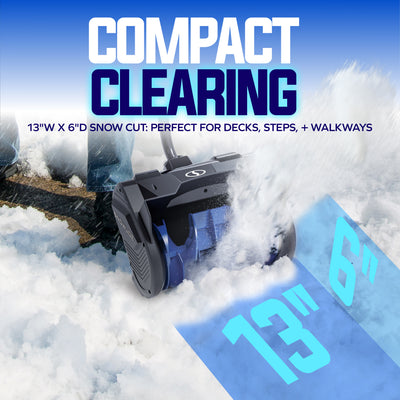 Snow Joe 24V Cordless Snow Shovel for Driveway Winter Snow Removal, 24V-SS13-CT - VMInnovations