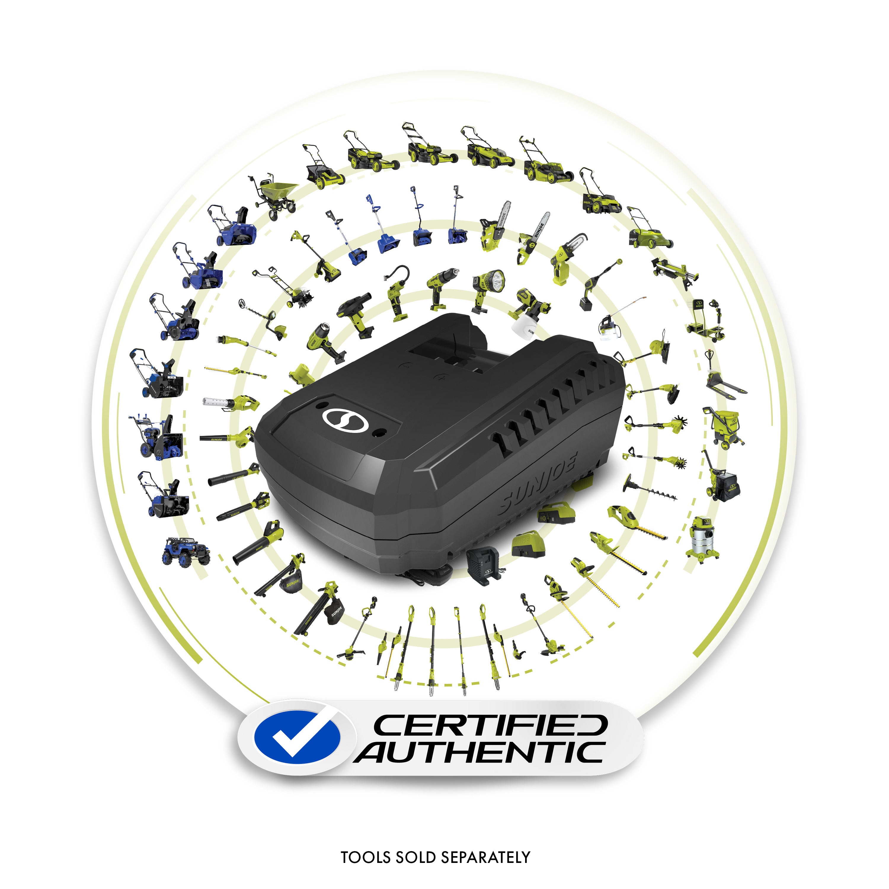 Snow Joe Dual-Port Quick Charger & Rechargeable EcoSharp Pro Lithium-Ion Battery