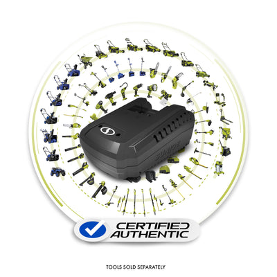 Snow Joe Dual-Port Quick Charger & Rechargeable EcoSharp Pro Lithium-Ion Battery