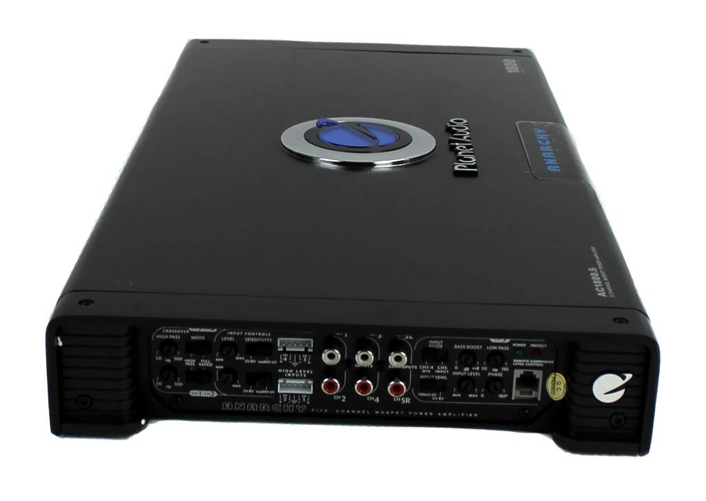 Planet Audio AC1800.5 1800W 5 Channel Car Amplifier Power Amp + Remote (2 Pack)