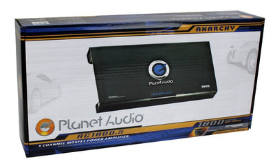 Planet Audio AC1800.5 1800W 5 Channel Car Amplifier Power Amp + Remote (2 Pack)