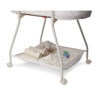 Delta Children Infant Deluxe Sweet Beginnings Baby Bedside Bassinet, Turtle Dove - VMInnovations