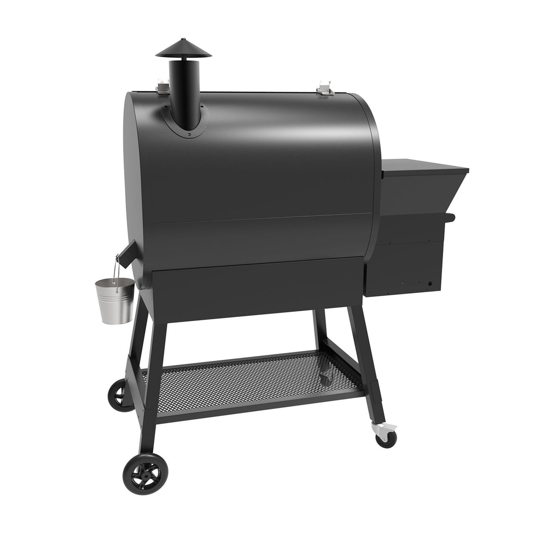 LifePro SCSP1500LP 1500 Square Inch Barrel Precision Wood Pellet Smoker Grill