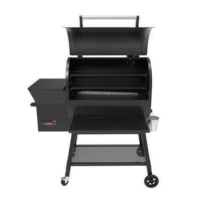 LifePro SCSP1500LP 1500 Square Inch Barrel Precision Wood Pellet Smoker Grill - VMInnovations