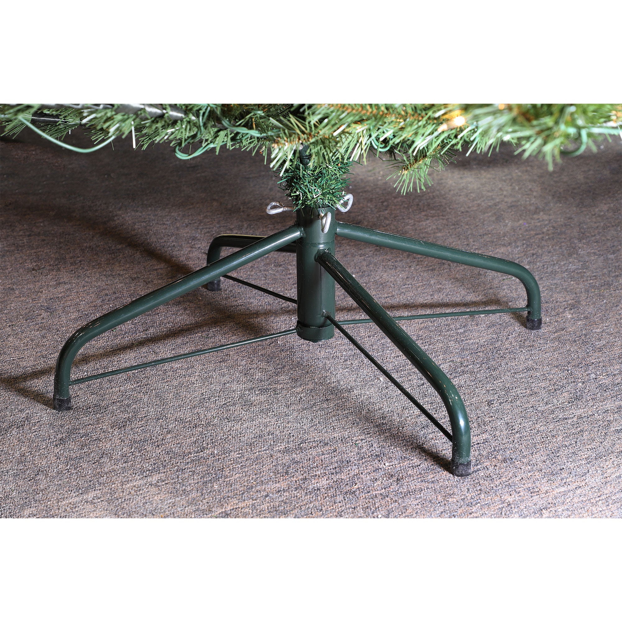 Puleo International 6.5 Foot Dans Mountain Fir Prelit Full Christmas Tree - VMInnovations