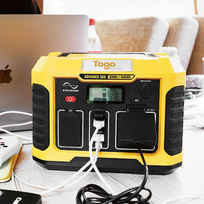 Togo Power Advance 350 Portable Power Station 120V 330W Outlets And USB (Used)