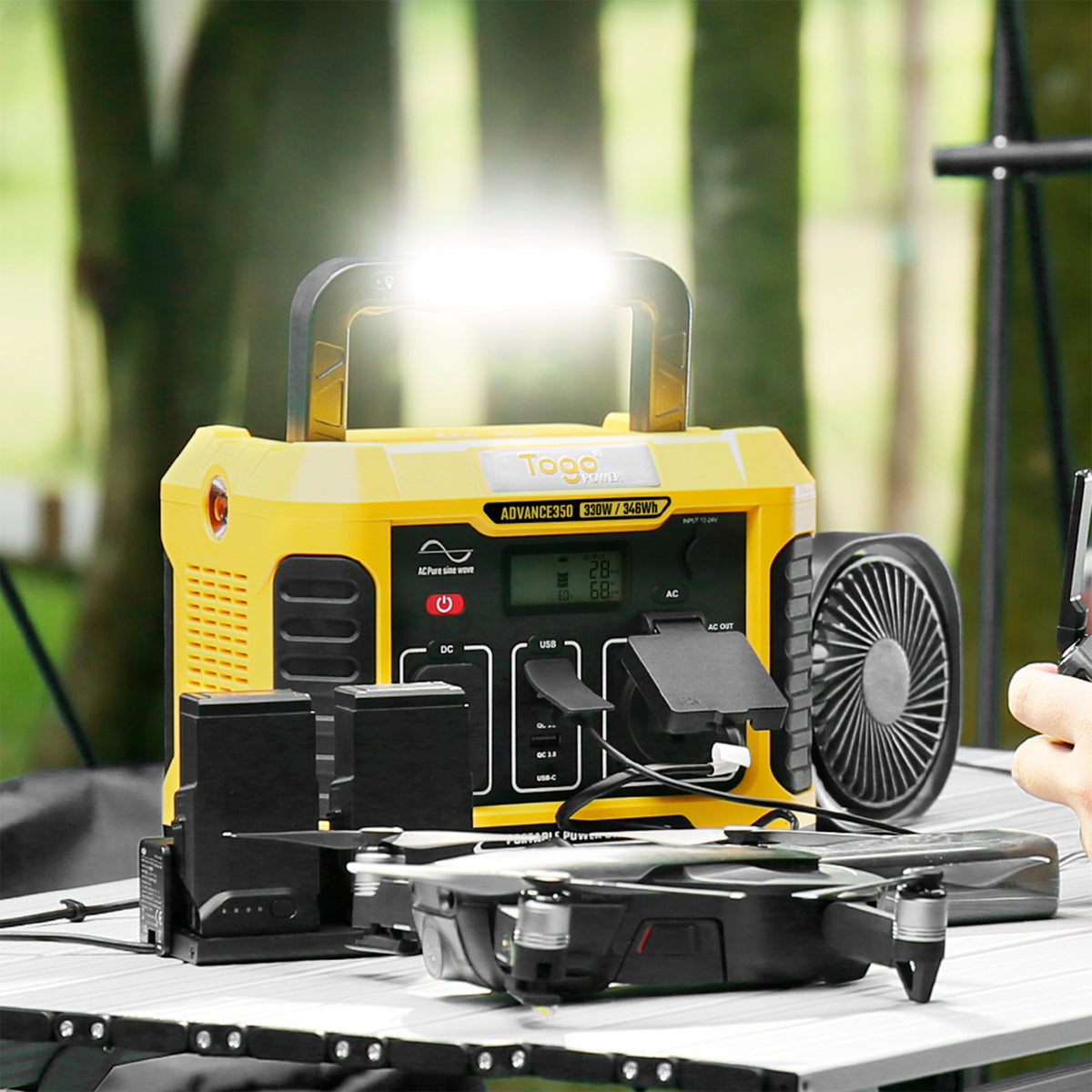 Togo Power Advance 350 Portable Power Station 120V 330W Outlets And USB (Used)