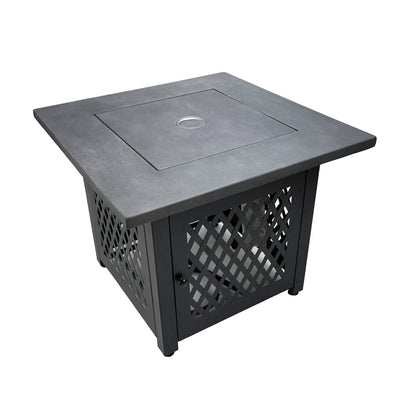 Endless Summer Charles 30" Outdoor UV Printed LP Gas Fire Pit Table (For Parts) - VMInnovations