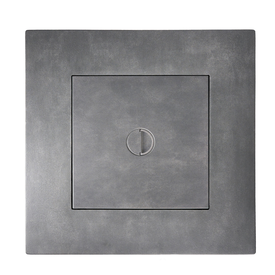 Charles 30 Inch Square Outdoor UV Printed LP Gas Fire Pit? Table (Open Box) - VMInnovations