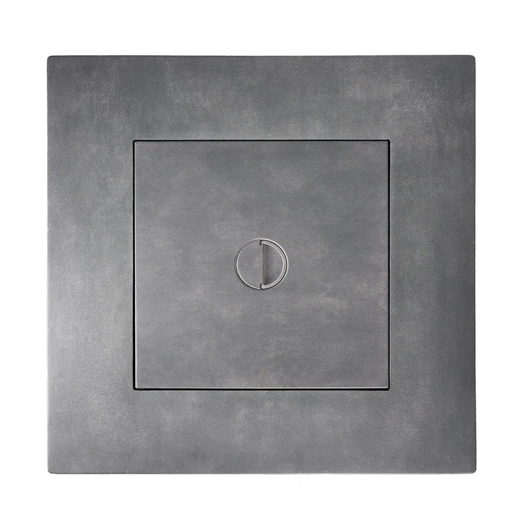 Charles 30 Inch Square Outdoor UV Printed LP Gas Fire Pit? Table (Open Box) - VMInnovations