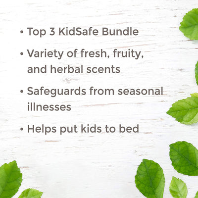 Plant Therapy 10 mL Essential Oil 3 Roll On Blends, 1/3 Oz, KidSafe Top (3 Pack)