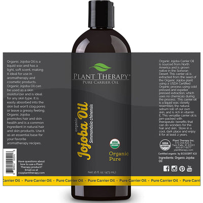 Plant Therapy Moisturizer Carrier Essential Oil, Organic Golden Jojoba (3 Pack)