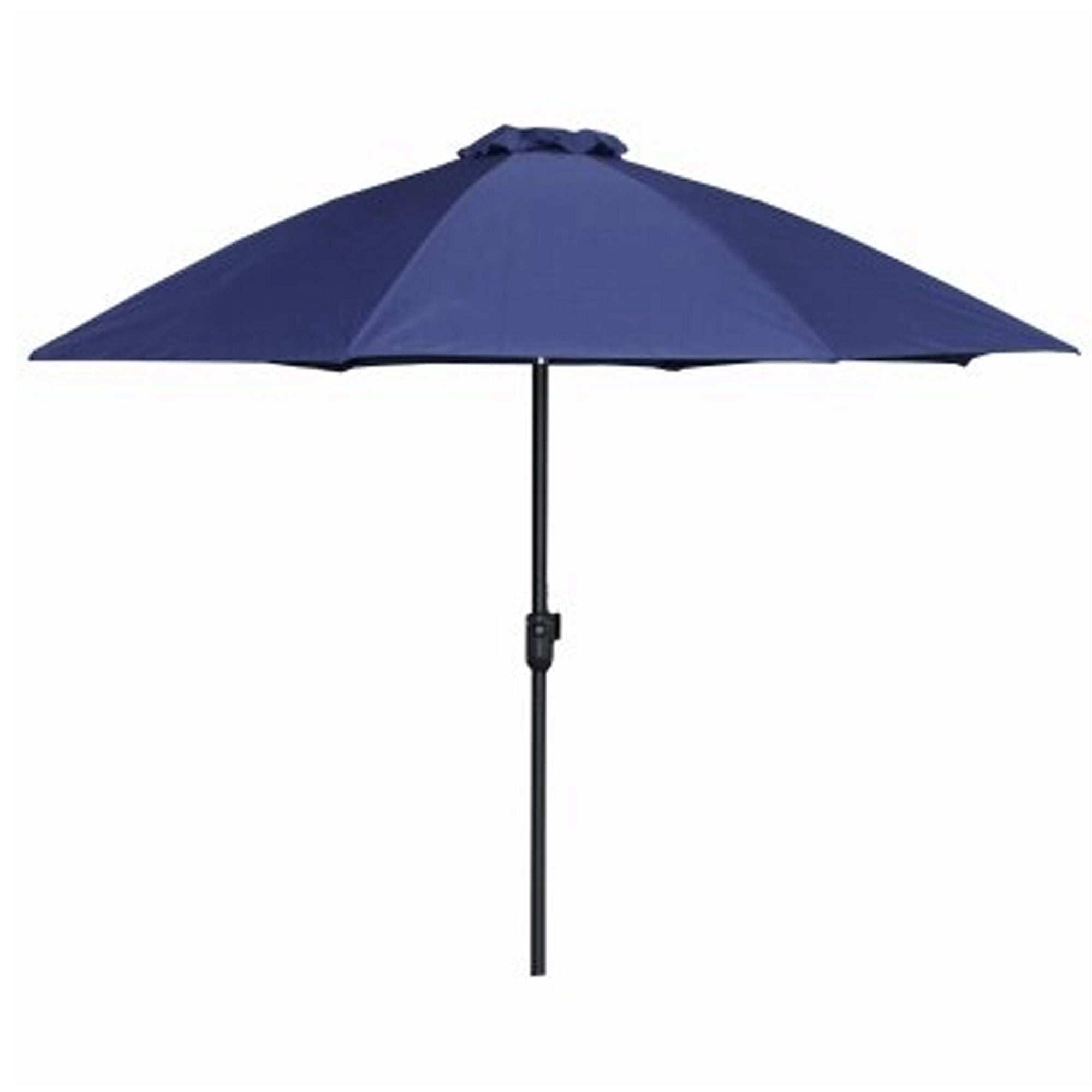 Four Seasons Courtyard 9 Foot Crank Lift Patio Umbrella, Navy (Open Box)
