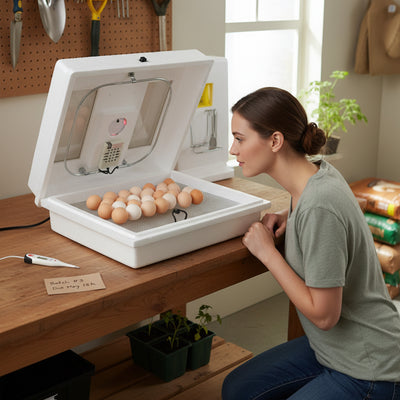 Farm Innovators Still Air Incubator w/ Reliable Temperature Settings (Open Box) - VMInnovations