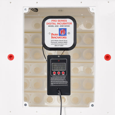 Farm Innovators Digital Air Incubator w/ Auto Egg Turner, White (For Parts) - VMInnovations