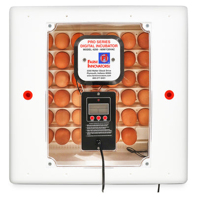 Farm Innovators Digital Circulated Air Incubator w/ Auto Egg Turner, White(Used) - VMInnovations