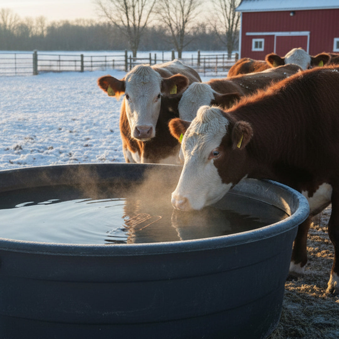 Farm Innovators Livestock Stock Tank Drain Plug De-Icer for Rubbermaid Tanks