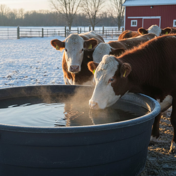 Farm Innovators Livestock Stock Tank Drain Plug De-Icer for Rubbermaid Tanks