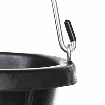 Farm Innovators FB-80R Rubber 3g Flat Back Heated Bucket, 70 Watt, Black (Used) - VMInnovations