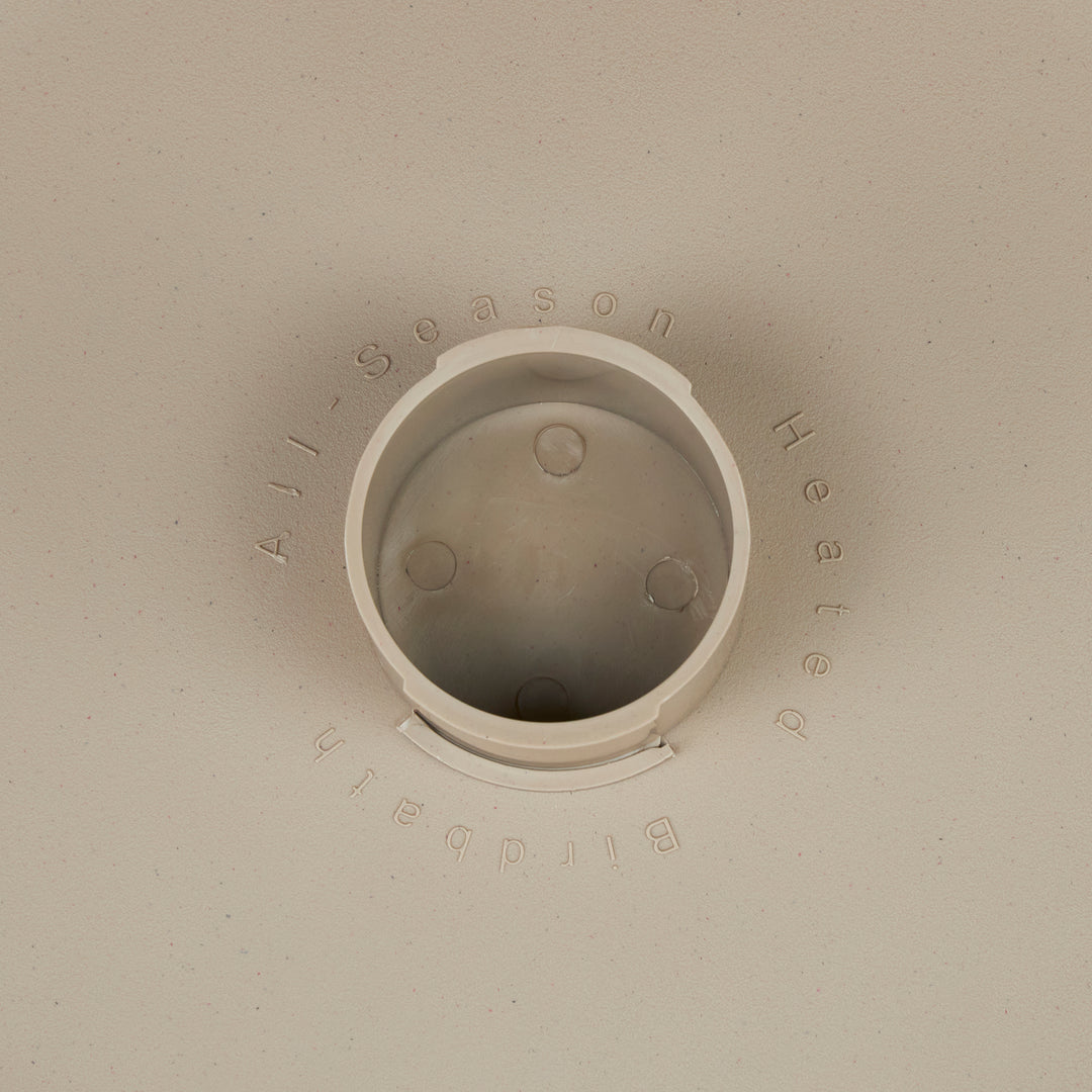 Farm Innovators 150W Outdoor Heated Birdbath w/Deck Mount & Perch, Tan (Used) - VMInnovations