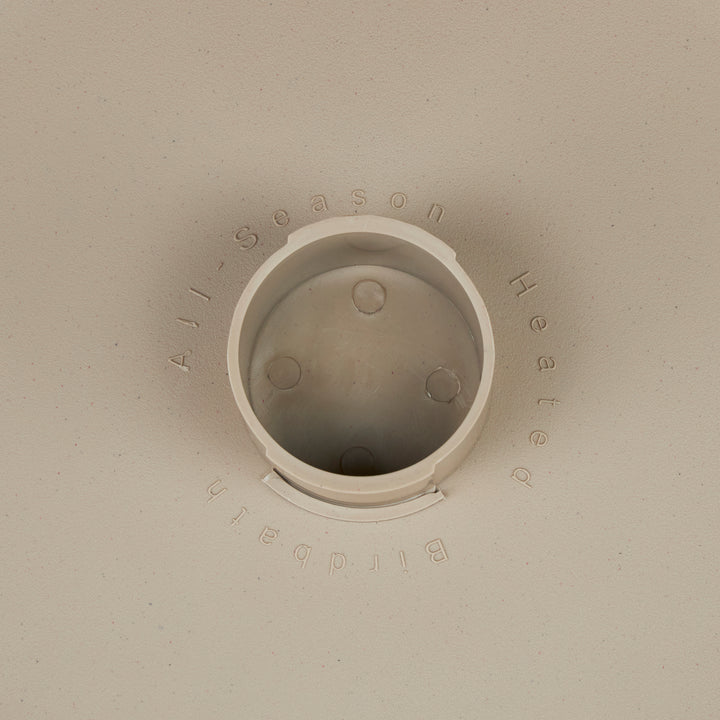 Farm Innovators 150W Outdoor Heated Birdbath w/Deck Mount & Perch, Tan (Used) - VMInnovations