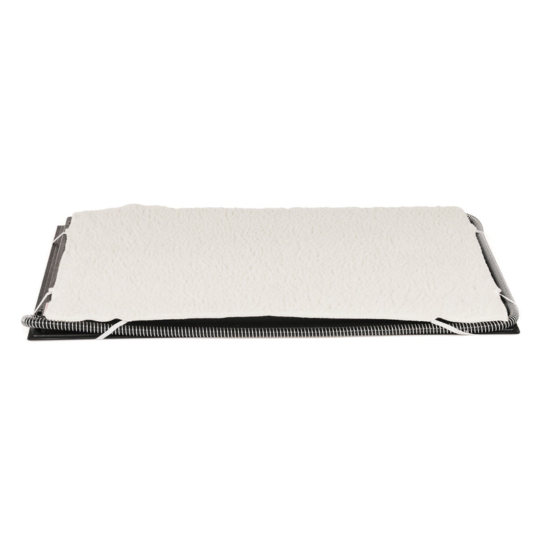 Farm Innovators HM-80M Medium Plastic Heated Pet Mat with Fleece Cover, 70 Watt