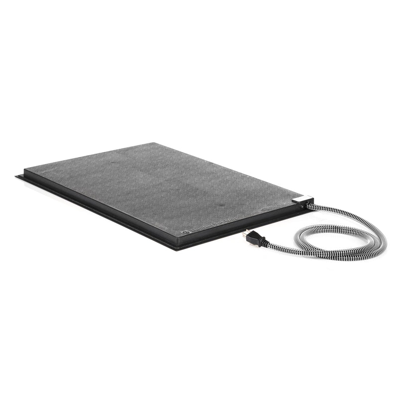 Farm Innovators HM-80M Medium Plastic Heated Pet Mat with Fleece Cover, 70 Watt