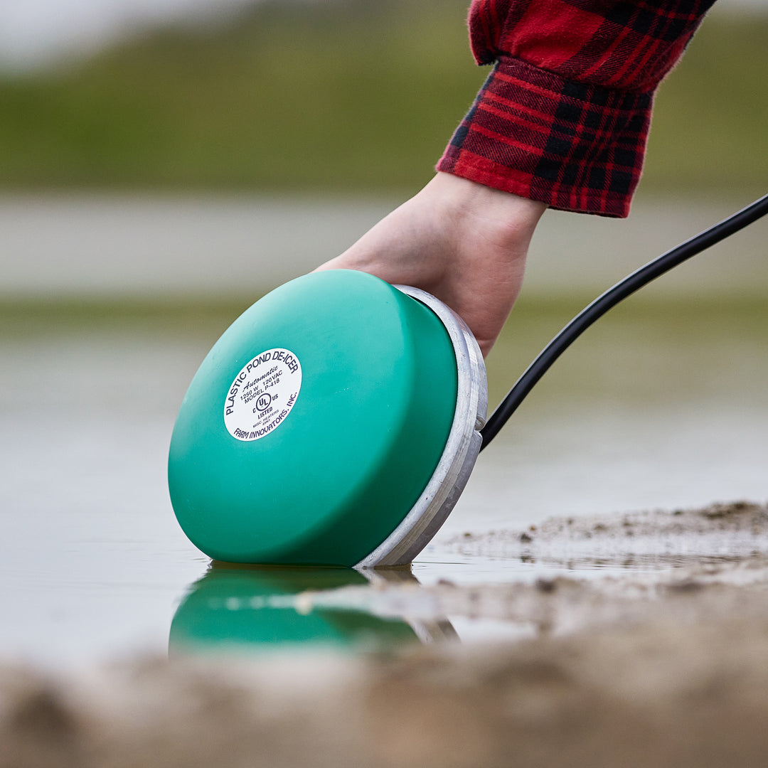 Farm Innovators P-418 Cast Aluminum 1250 Watt Pond Float De-Icer Heater, 3 Pack - VMInnovations