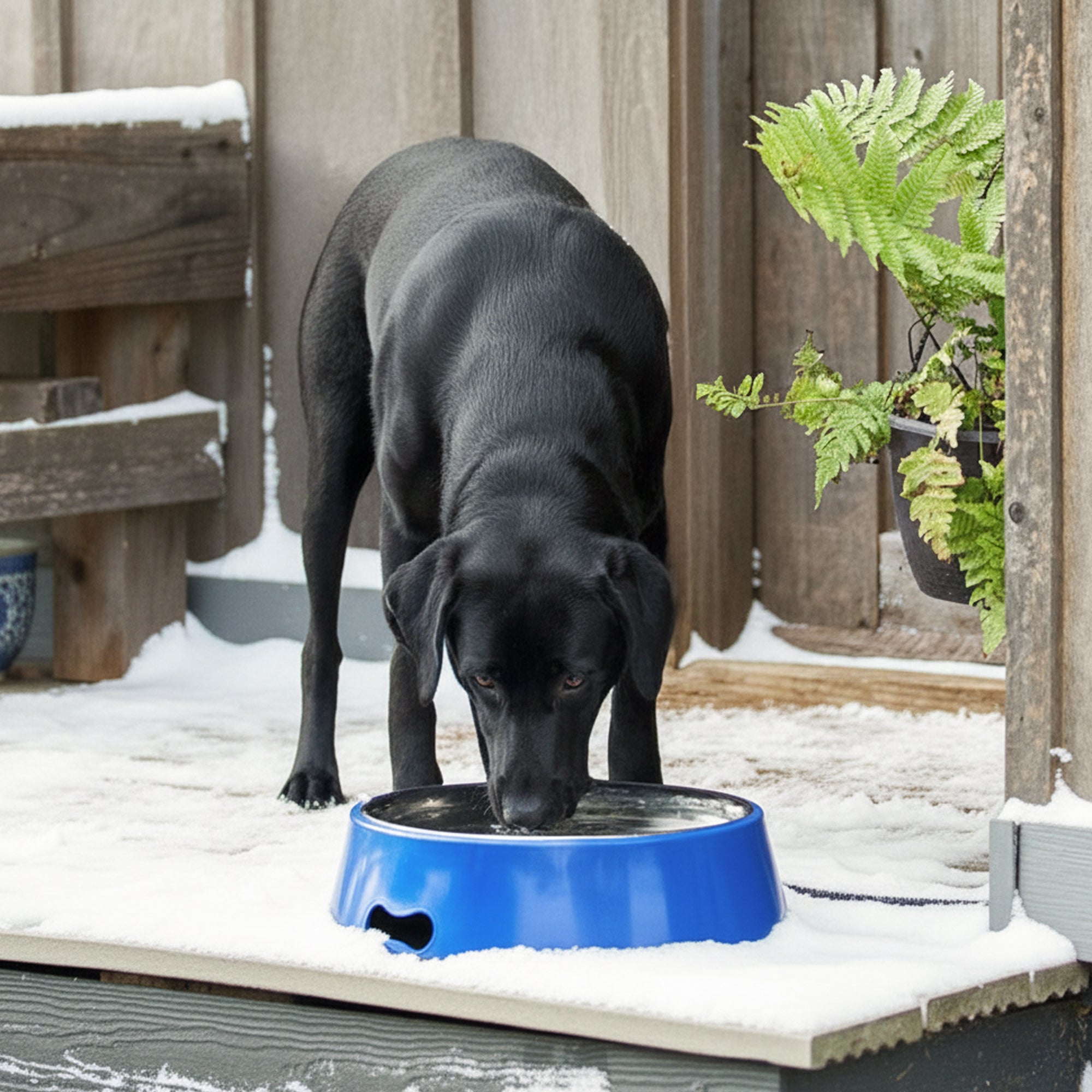 Farm Innovators Signature 3QT Heated Pet Bowl w/Stainless Steel Insert (Used)