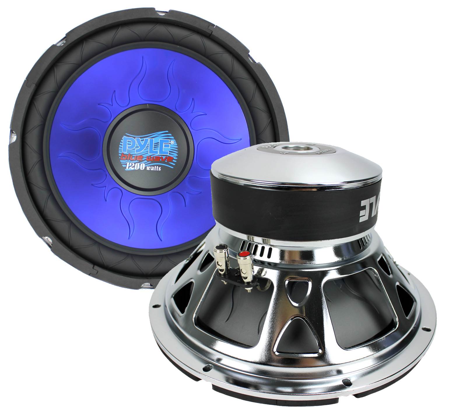 PYLE PL1290BL 12" 2400 WATT Car Subs/Subwoofers Power Woofers DVC 4 Ohm
