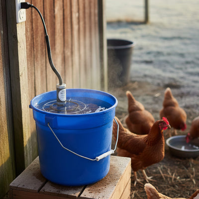 Farm Innovators Submergible Bucket Heater w/Attached Guard, 1000 Watt (Open Box)