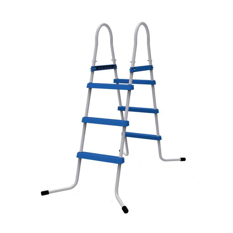 JLeisure 29R144 43" 3 Step Platform Outdoor Above Ground Swimming Pool Ladder